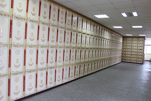 圖片：第二公墓納骨塔(B塔)骨骸櫃位